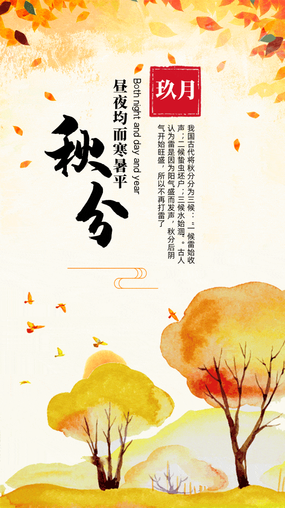 秋叶飘落带动无限思绪秋雨纷飞早上好