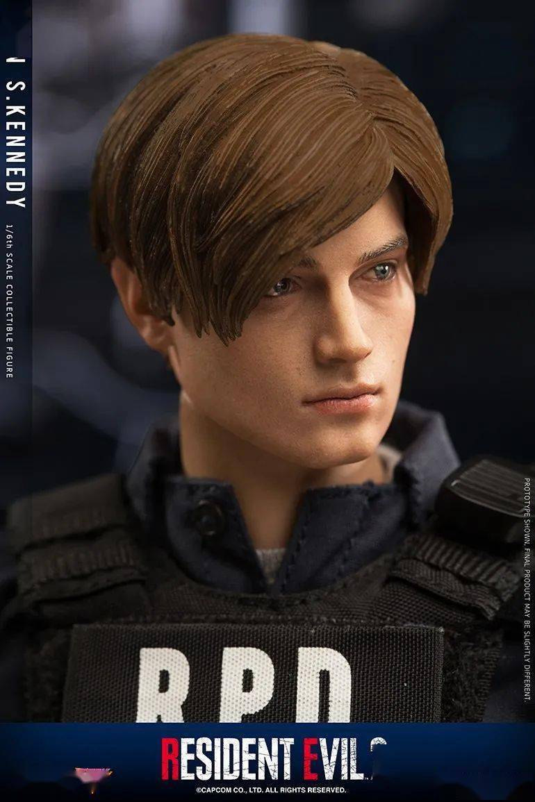 新品预定~ nauts x damtoys 1/6《生化危机2》-leon s.kennedy/里昂.