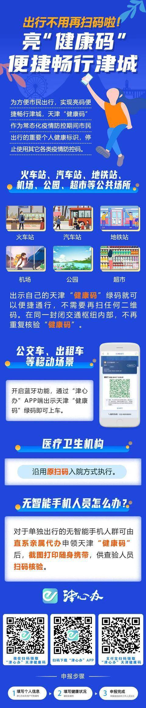 出行无需再扫码 天津"健康码"亮"码"畅行更便捷
