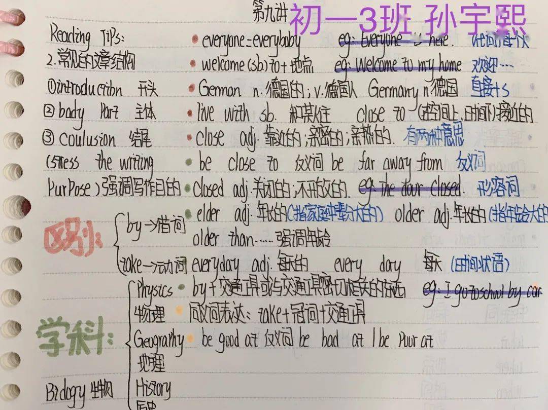学霸养成记——二中苏元优秀作业展