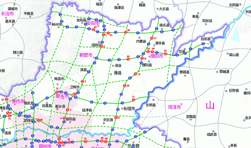 濮阳要新建两条高速公路,5个出入口!位置是.