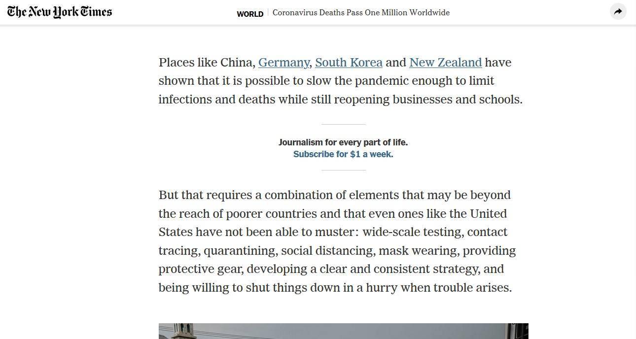 死亡|北美观察丨全球新冠死亡病例破百万 美国防控效果仍然最差