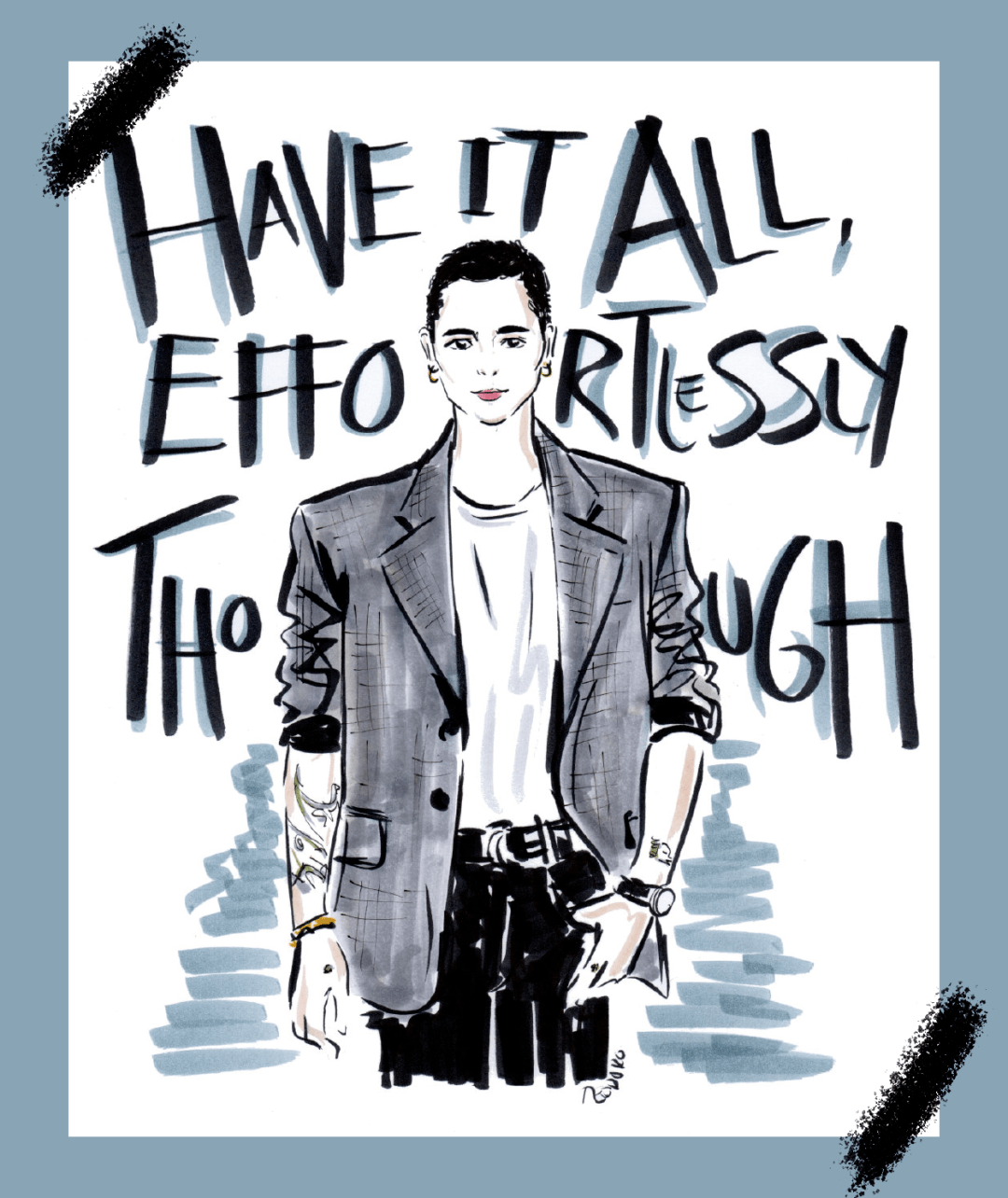 西装|我问一个偶像男星去前女友婚礼穿啥?答:一身荧光绿