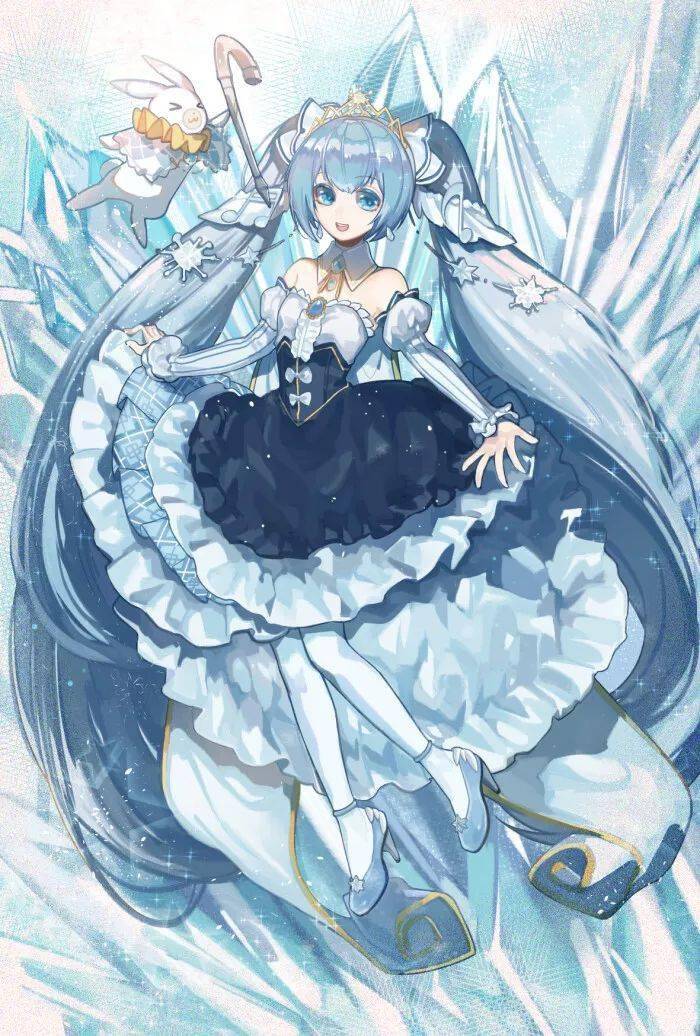 马克笔手绘|初音公主殿下来了,还不快接驾,超美的