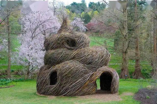 创意| 巢穴艺术与树枝雕塑