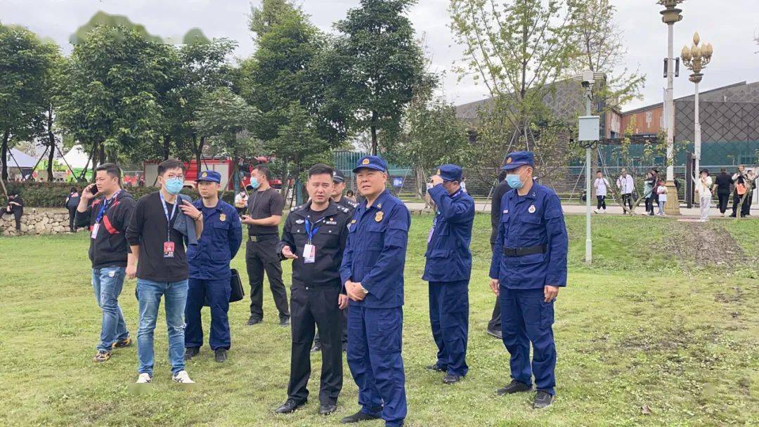喻平文支队长带队检查青羊非遗博览园消防安全工作