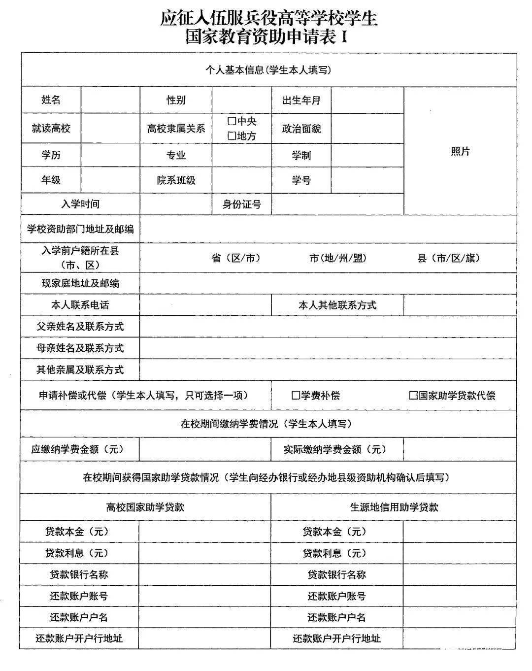 【特别关注@入伍高校生,学籍保留,学费补偿代偿申请了吗?