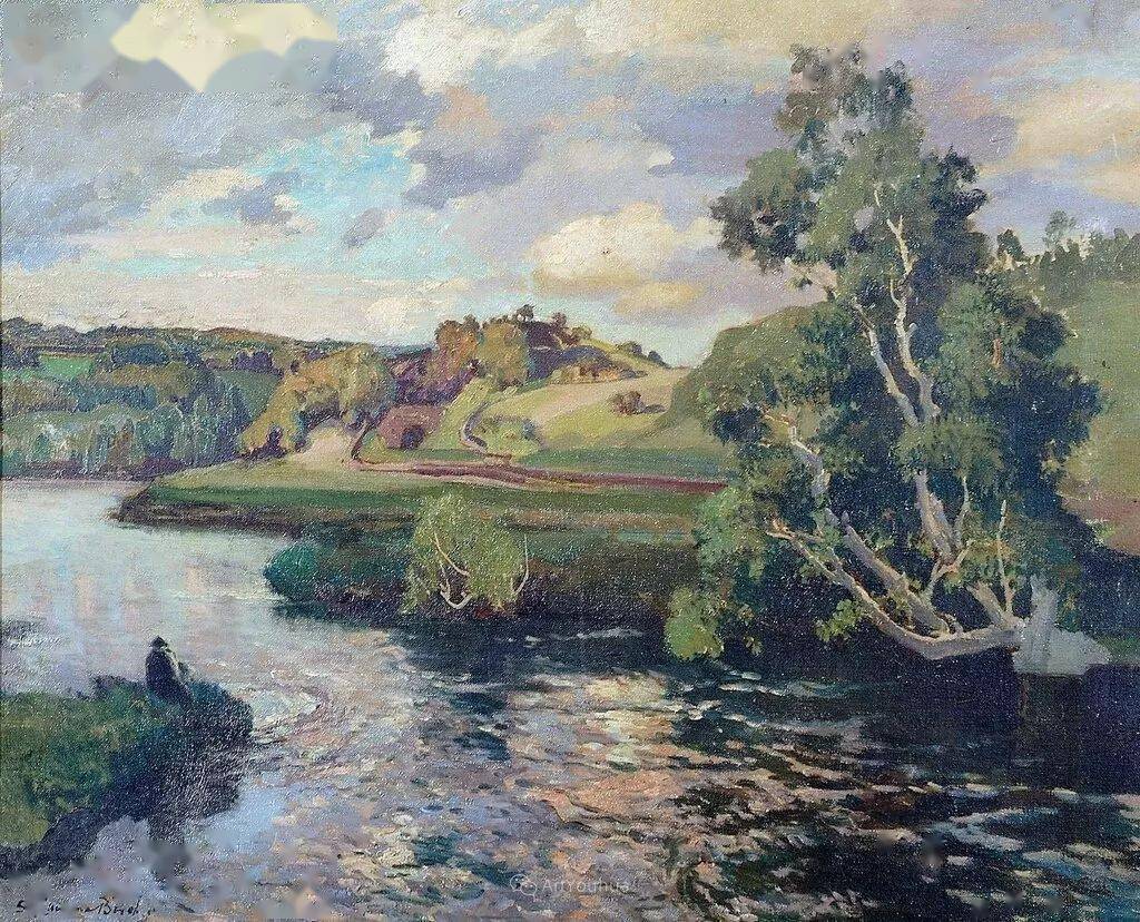 英国著名风景画家samuel john lamorna birch