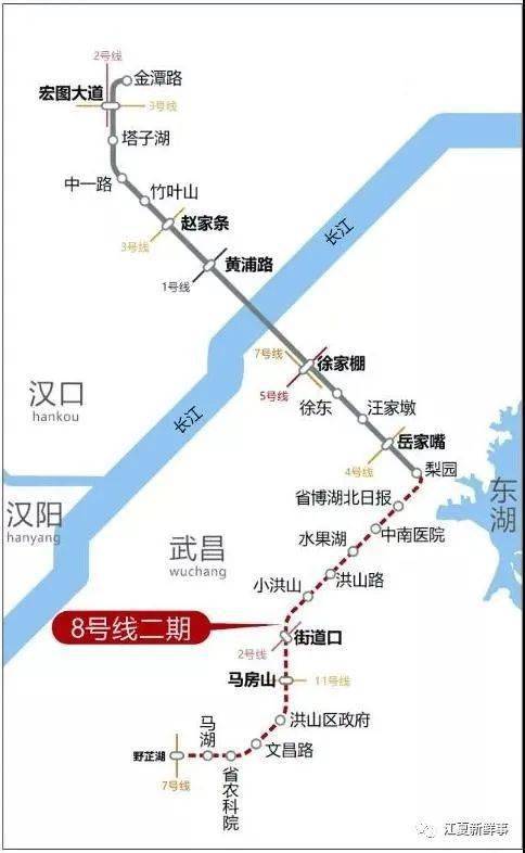 这条地铁预计年底前开通!连通了江夏,南湖,武昌,徐东和江岸!