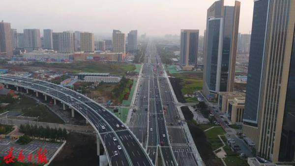 长春快速路俩节点通车!_亚泰大街