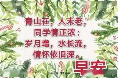 秋日老同学早安问候图片带字精选 秋天老同学早上好问候祝福图片带字