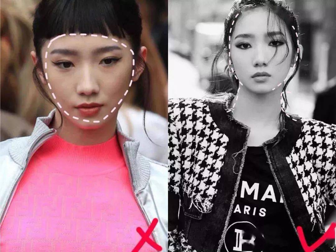 鹅蛋脸|肉脸还是大脸?选对发型你就是鹅蛋脸!
