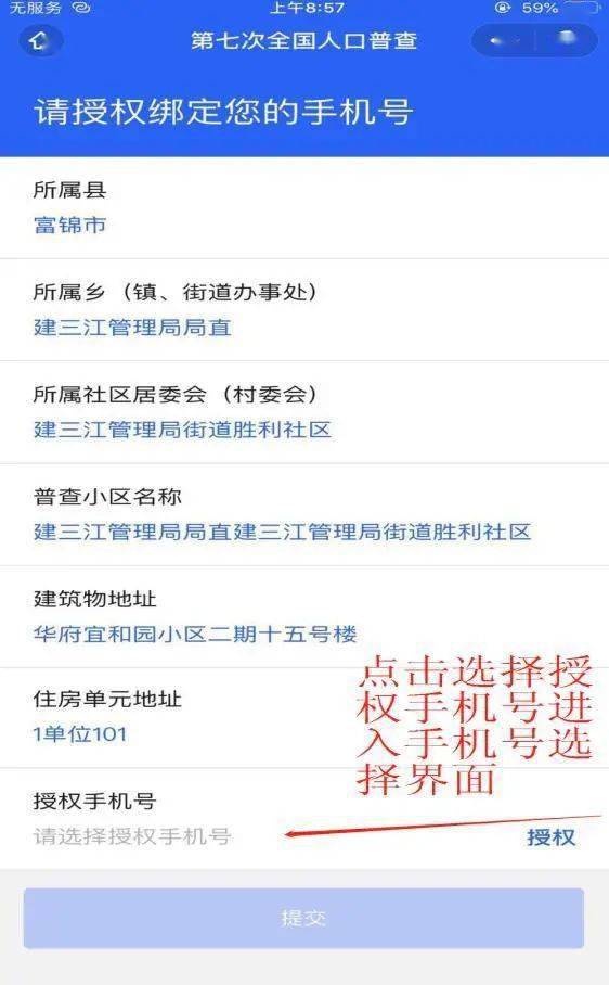 人口普查自主填报手机号登录_人口普查