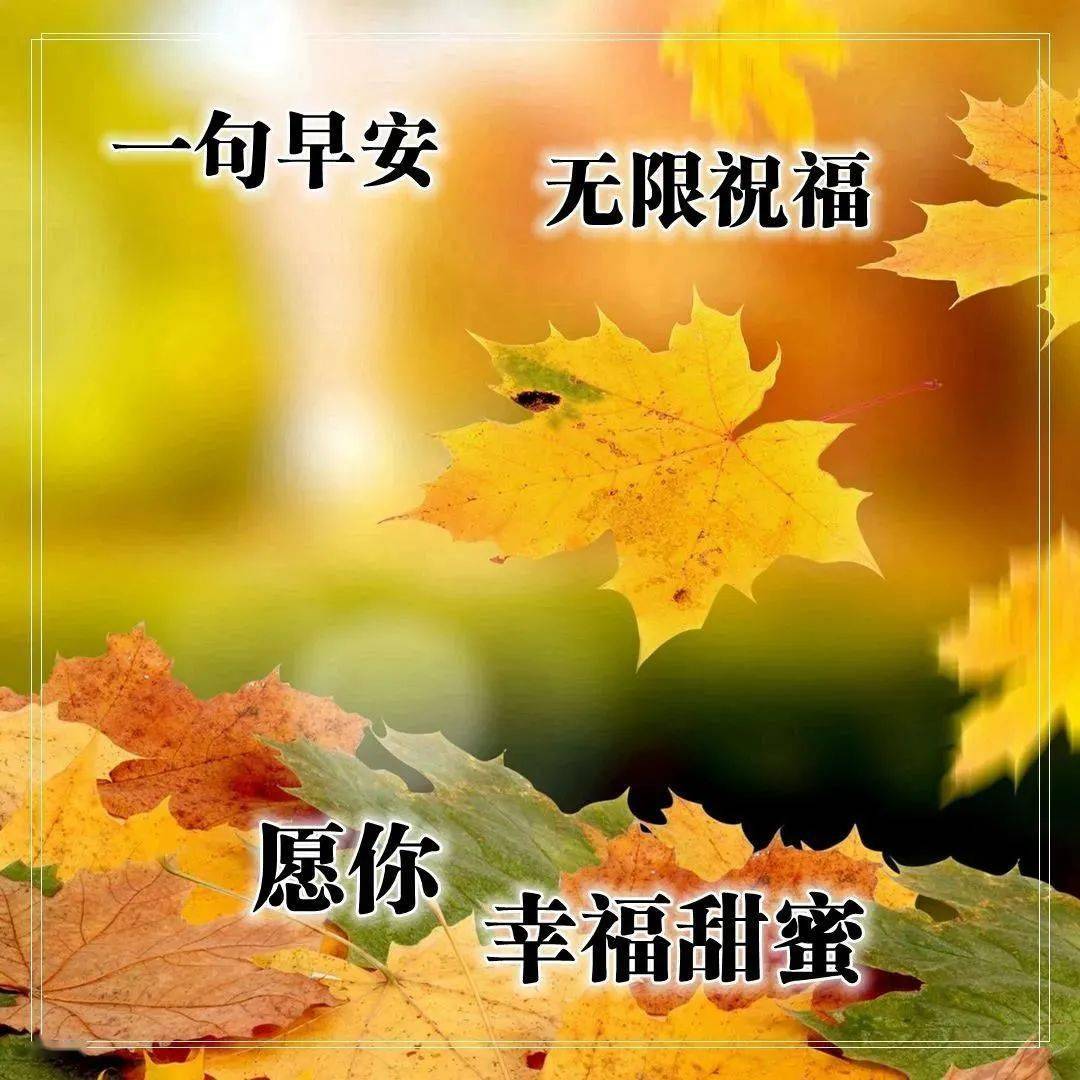 10月16日周五清晨早上好问候祝福动态表情图片 10月最新早安问候祝福