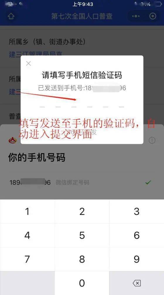 人口普查自主填报手机号登录_人口普查