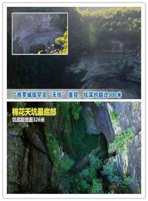 罗城棉花天坑,位于罗城县四把镇棉花村,距离四把镇政府所在地8公里