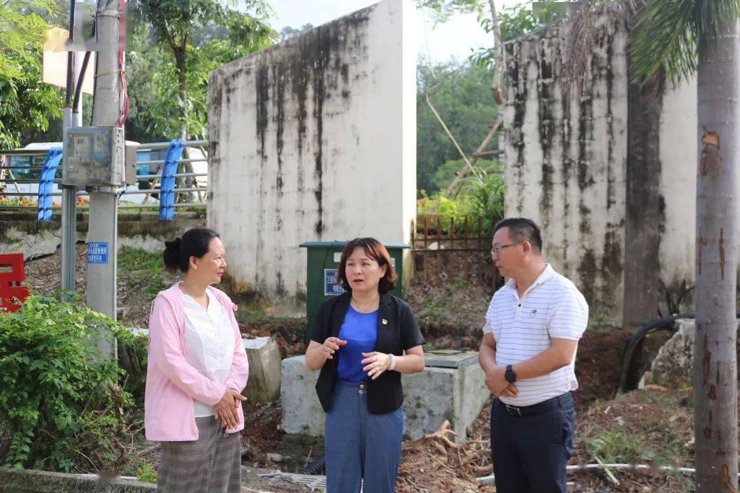 符婉到红沙老福利院 荔仙园等指导灾后生产生活秩序恢复工作