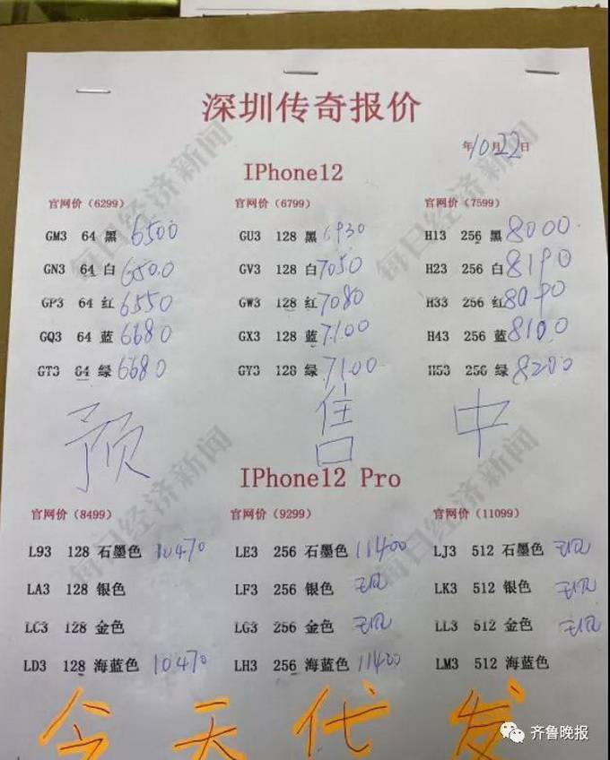 iPhone|iPhone12开售排队，黄牛1小时一个价，现货加价200元起