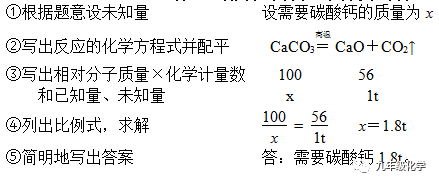 【整理提高】利用化学方程式计算的步骤,方法和技巧