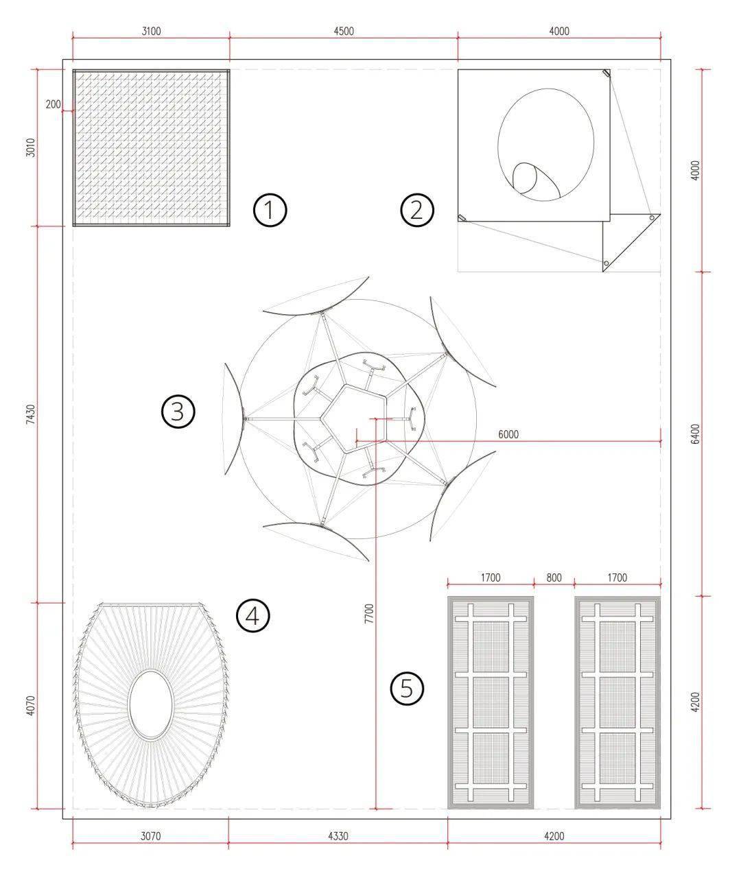 还将同期举办  主题建筑师沙龙现场分享五个空间装置的设计理念与实现