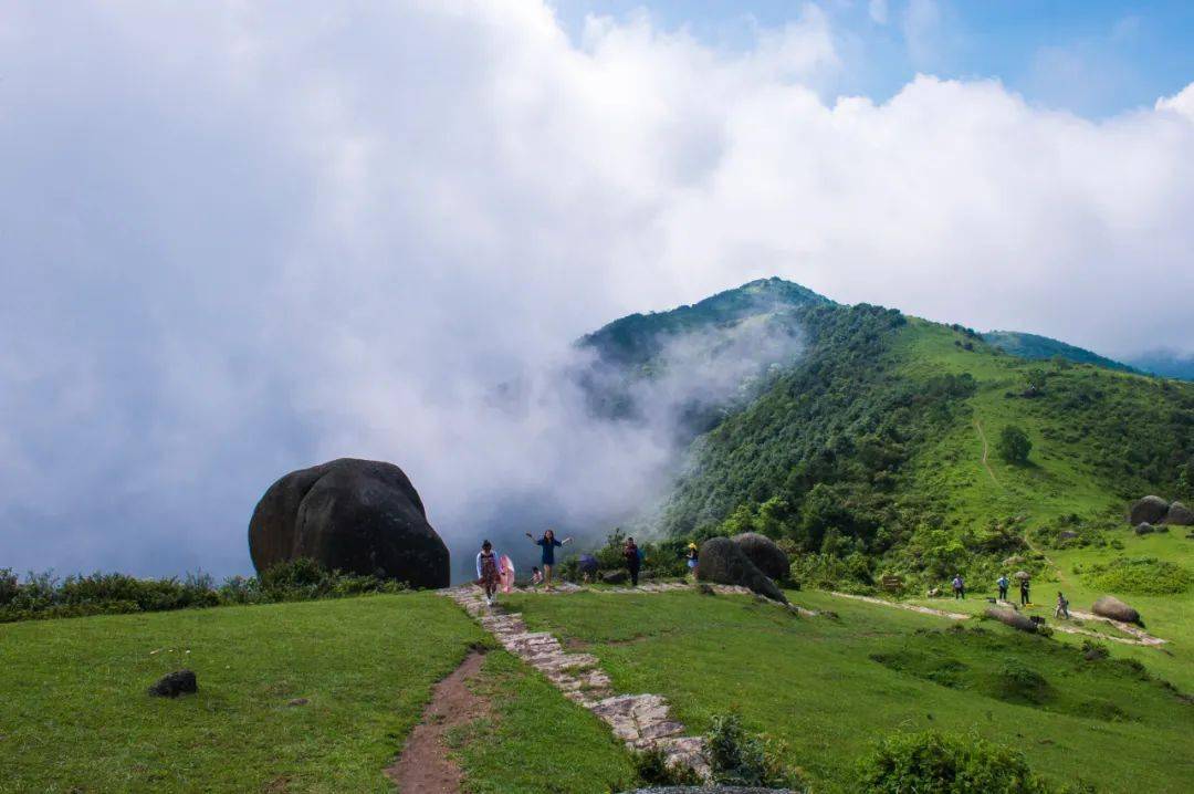 五皇山山高林茂,草绿石奇,谷幽水秀,雾浓云美,民俗奇异.