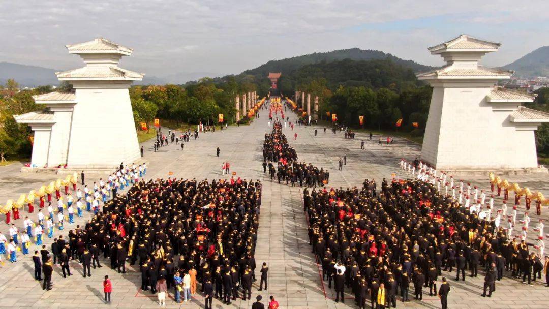 视频 多图看重阳节炎帝陵祭祀典礼!_炎陵县