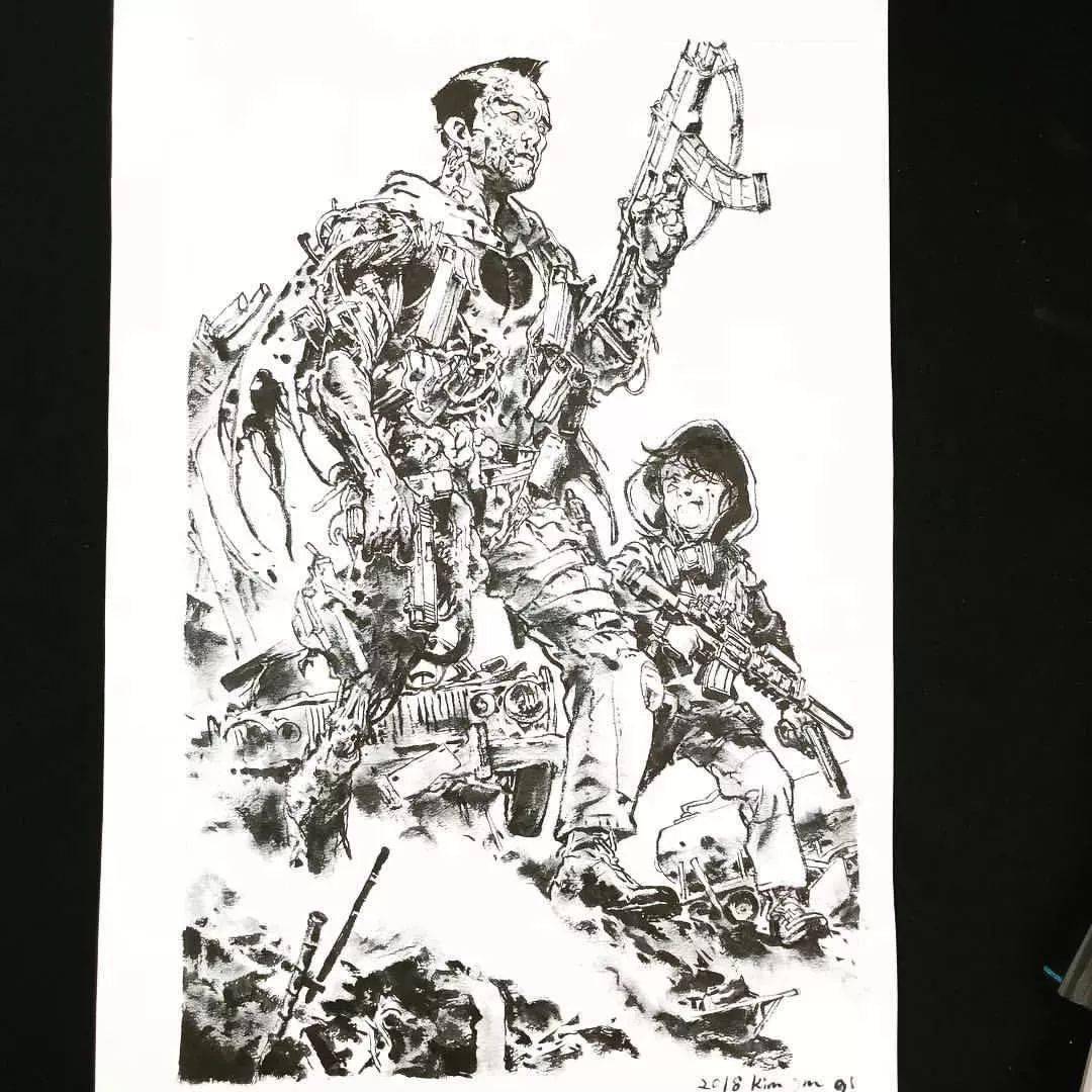 大神金政基的速写,很多人趴着看,百爱不厌!_作品