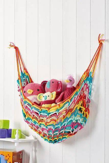 毛线|用剩余的毛线钩了几个购物网袋，出门真是好用极了！