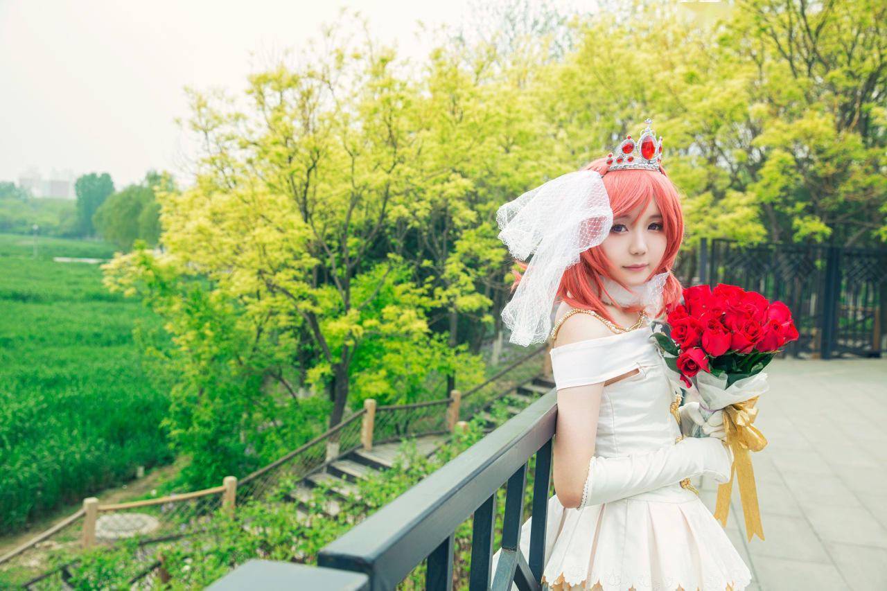 lovelive!西木野真姬花嫁觉醒cosplay