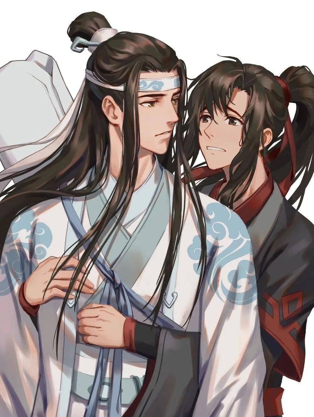 蓝忘机x魏无羡壁纸 魔道祖师(第一期)_棉花糖