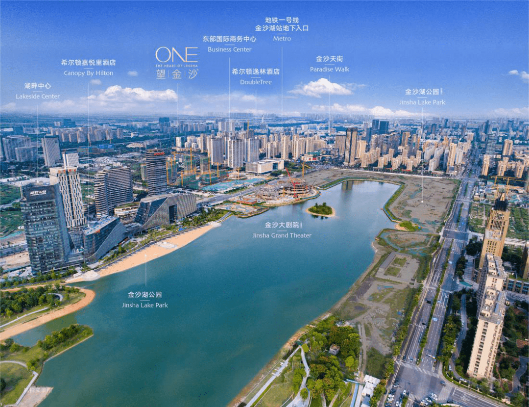 金沙湖cbd,南向一线湖景,tri-city望金沙凭实力「出圈」杭州