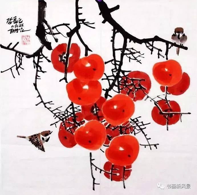 送您36幅柿柿如意图!