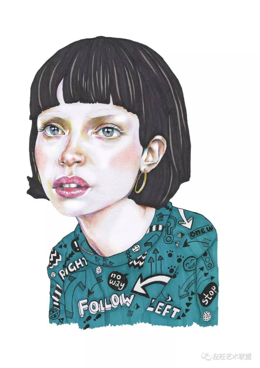 辅导|时装画探索 | Aysha Miah-Edwards不喜欢“美人”，只喜欢“怪人”