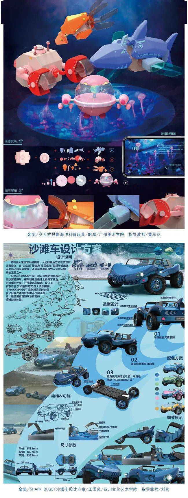 全国大中学生第九届海洋文化创意设计大赛产品设计获奖作品选