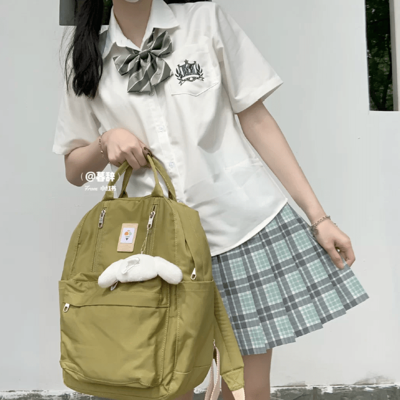 cr|40款高颜值の减龄双肩包，上学通勤就背它！