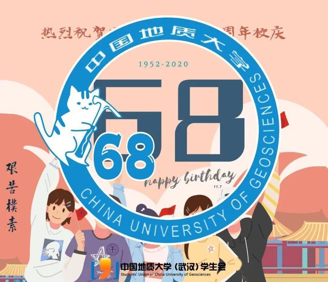 68周年校庆(上)艰苦奋斗 同舟共济||快查收校庆专属头像,做地大最靓的