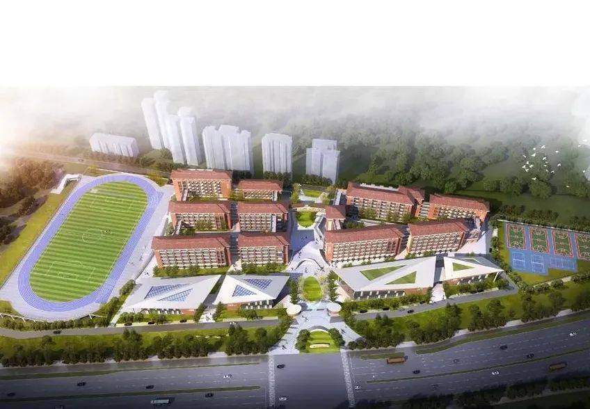 赣南师范大学附属蓉江中学项目将建体育馆,游泳馆等!