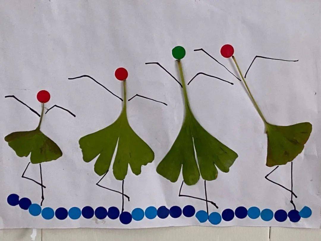 儿童手工制作树叶创意拼贴画，叶子手工粘贴画简单小动物梅花鹿的手工粘贴拼贴方法 - 有点网 - 好手艺