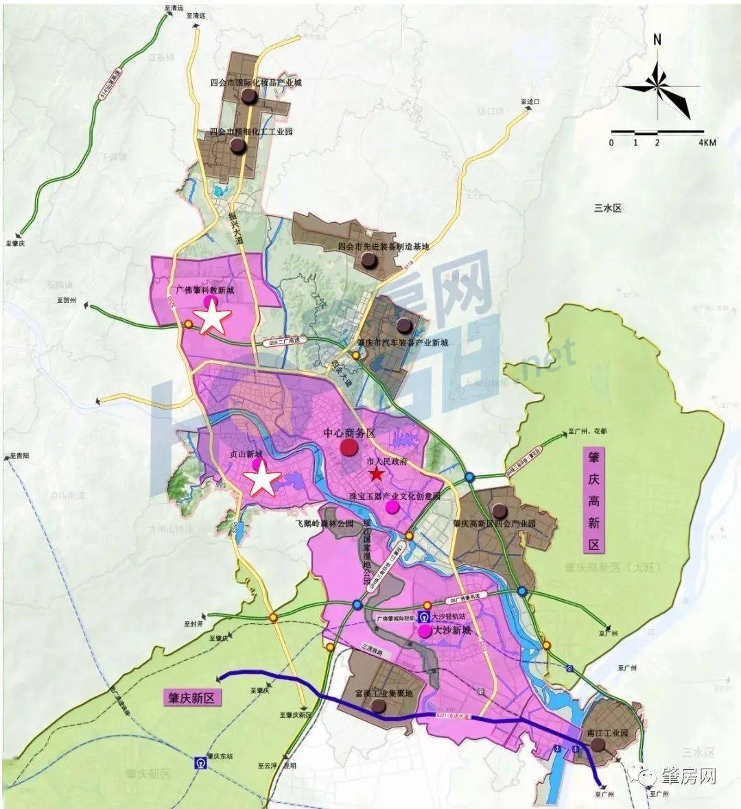 四经济合作社,贞山街道姚沙村经济联合社 贞山新城和广佛肇科教新城