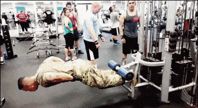 健身|美国大兵变态的肌肉训练，看完大写的服......