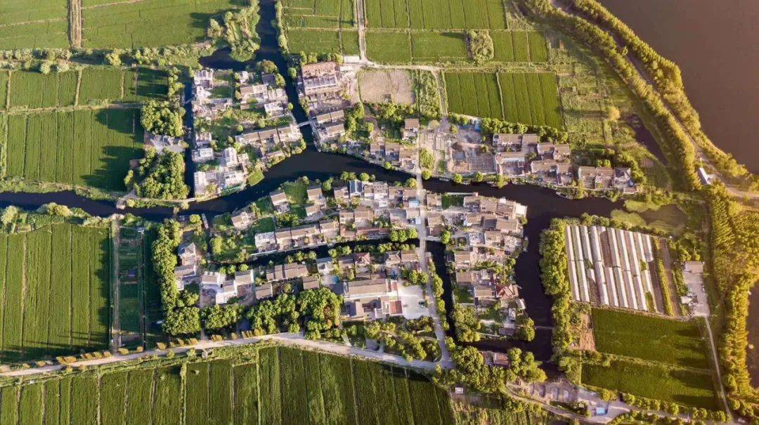 乡伴-锦溪-计家墩理想村鸟瞰图
