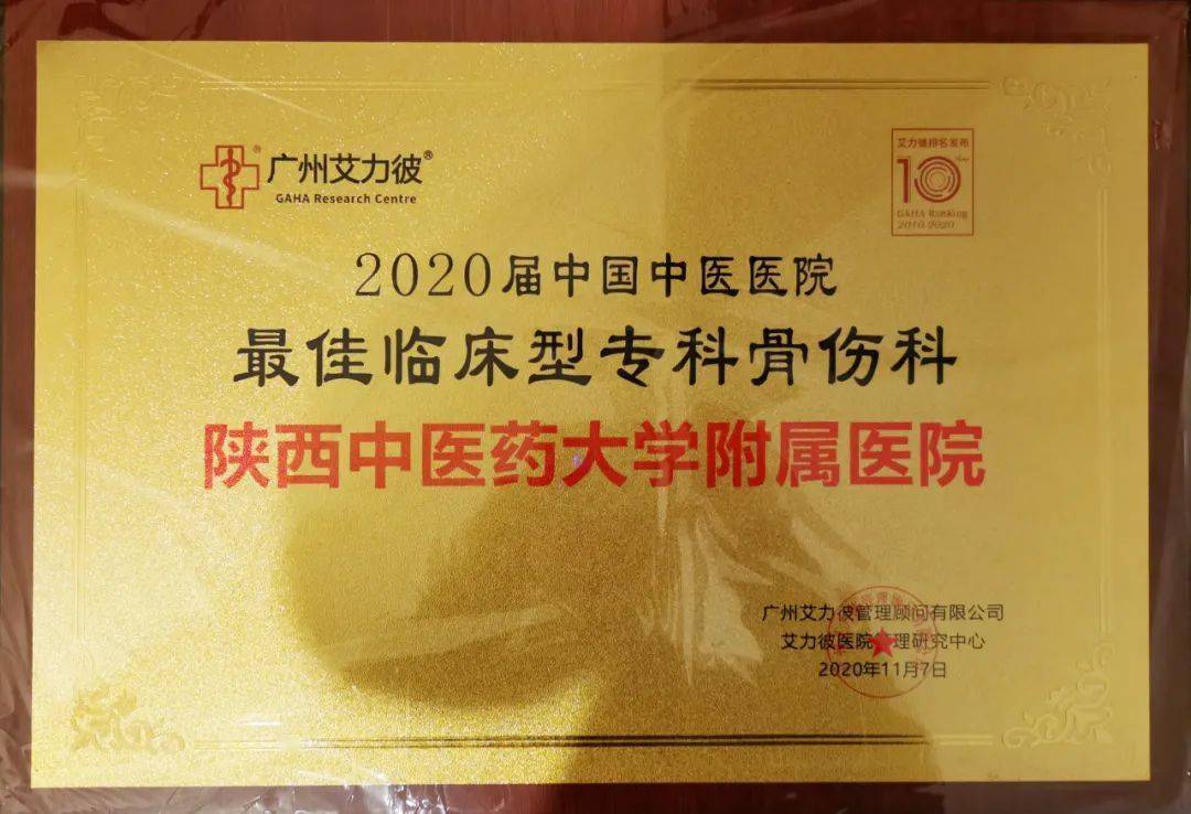 2020年全国最好的医_我院三个专科荣获2020年中国中医医院最佳临床型专