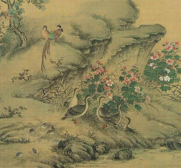 遊觀圖賞： 清• 沈銓《 百鳥朝鳳圖》_搜狐网