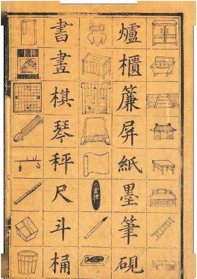 500多年前明代识字课本，大开眼界了！_新编