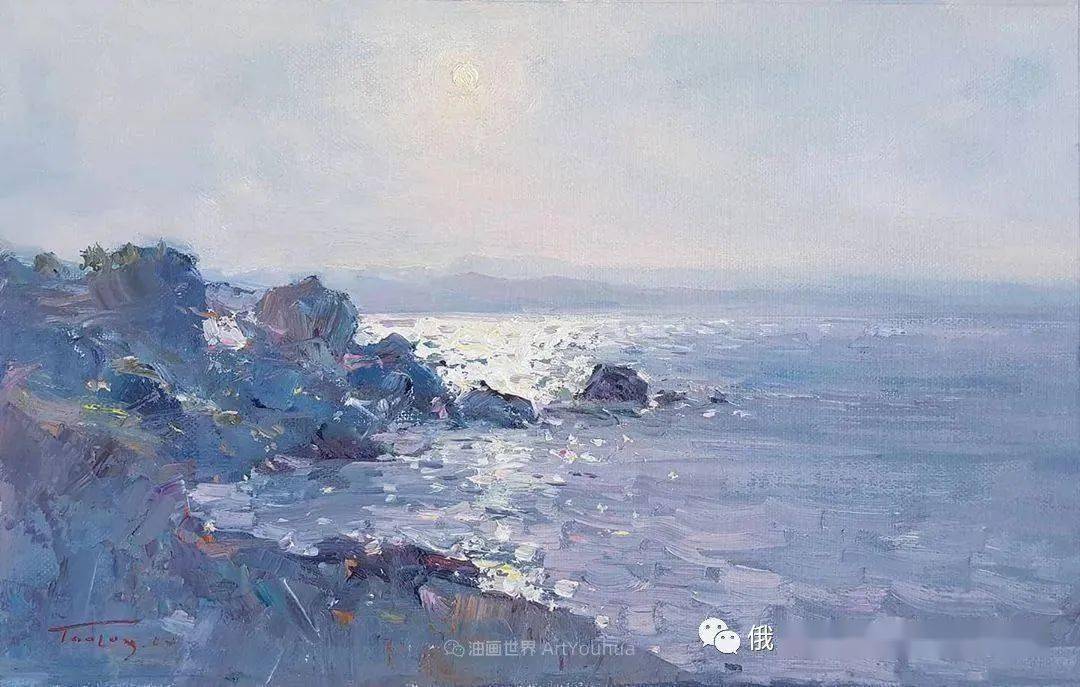 【油画欣赏】如此清新秀丽的油画风景,简简单单的美!