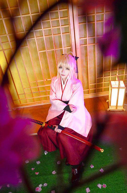 fate/grand order 冲田总司cosplay