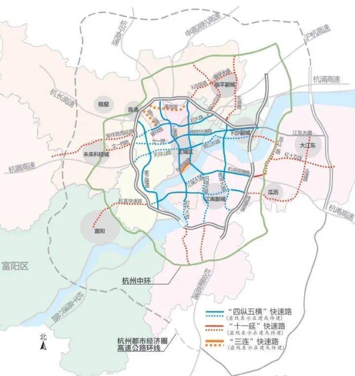 杭州中环来了串联临平良渚多地部分路段预计明年通车