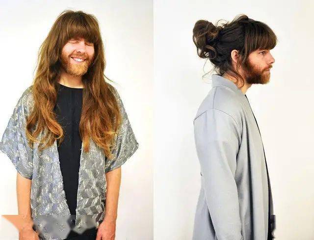 长发|一群喜欢留长发的男生各种po自拍，有些居然性感又妩媚啊！