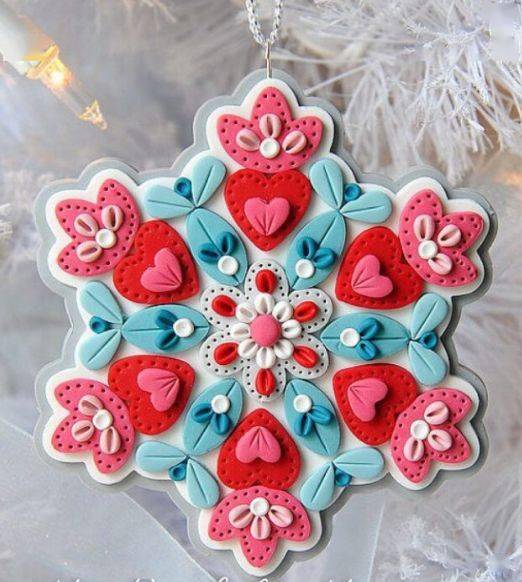 【手工作品】粘土手工,清新唯美圣诞相关作品