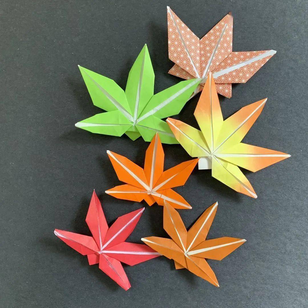折纸手工——秋天的树叶